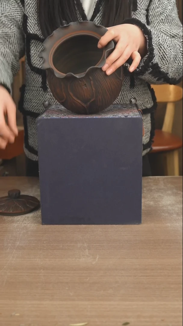 云南建水紫陶茶缸