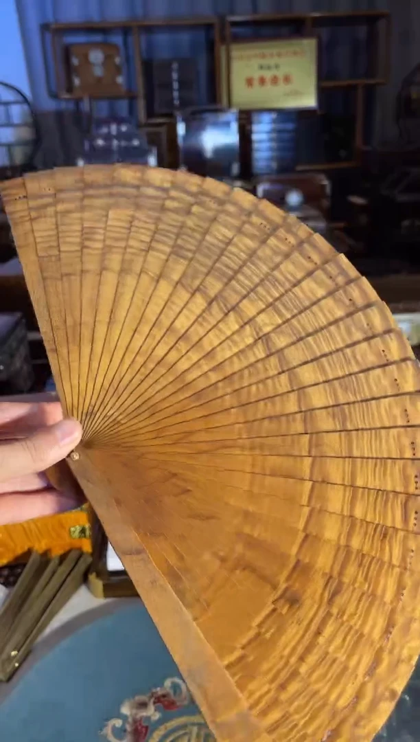 乌木类成套家具金丝楠 扇子 31