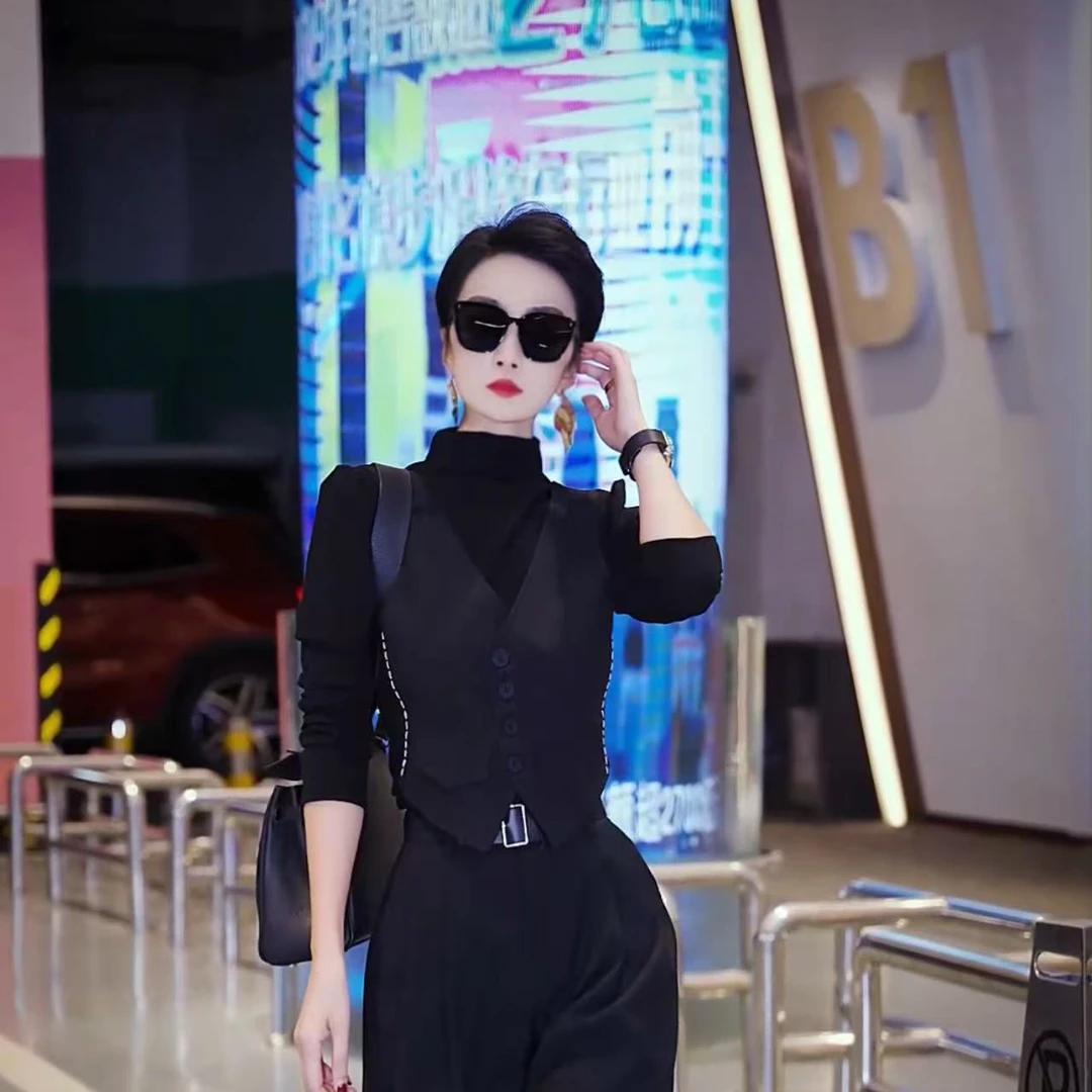 (文萱推荐）港风时尚女神范假两件上衣