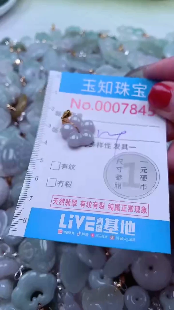 吊坠(不含链)未镶嵌翡翠7845