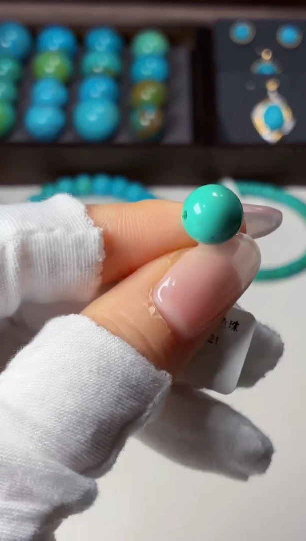 未镶嵌绿松石吊坠1