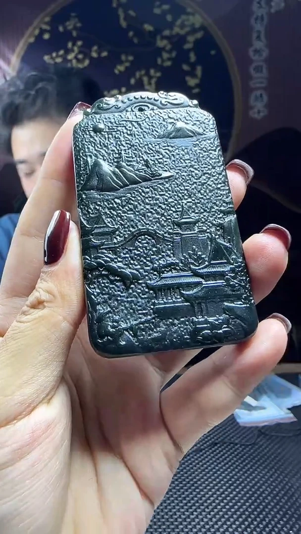 和田玉未镶嵌挂件和田玉买一发一