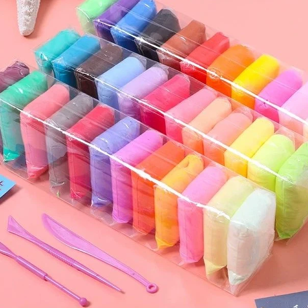 （超轻粘土）12色抗菌超轻粘土儿童手工制作DIY少儿美术绘画