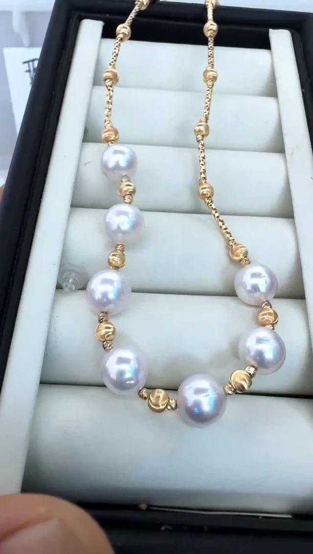 【闪购商品】海水珍珠颈饰银S925镶嵌项链