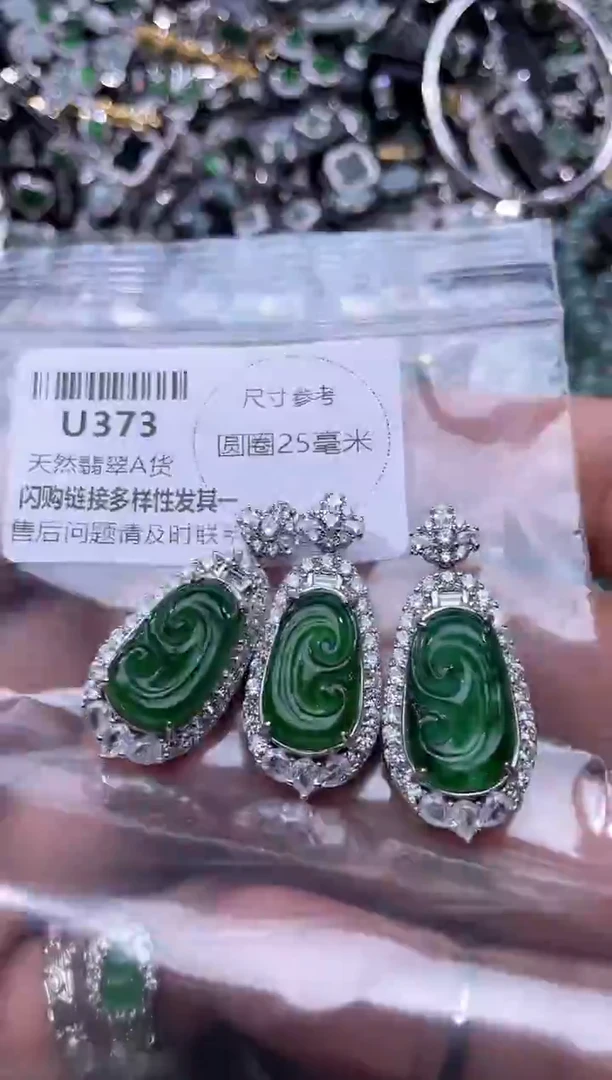 【闪购商品】翡翠颈饰未镶嵌U373多样性发其一