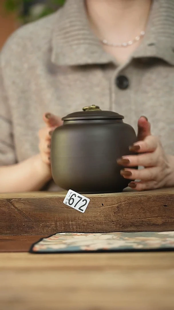 设计师手作款！！紫砂茶叶罐福利！！