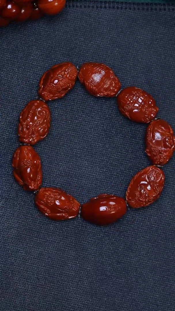 橄榄核手串瑞兽手串