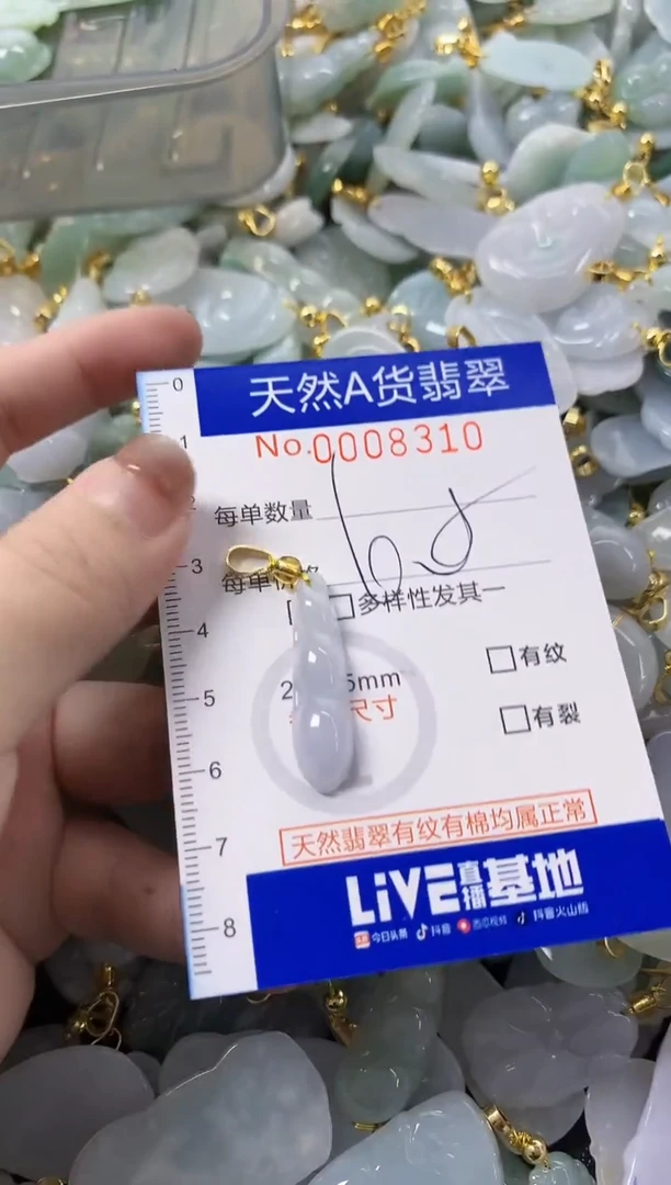 颈饰未镶嵌翡翠天然A货翡翠