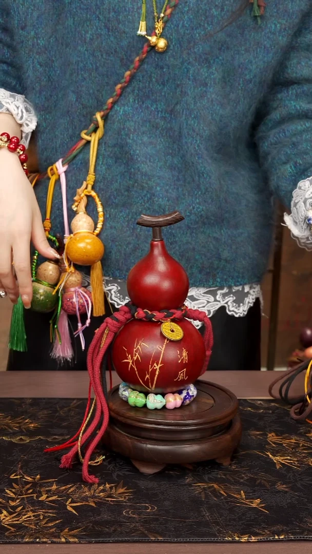 142 --高端工艺大漆酒葫芦--168