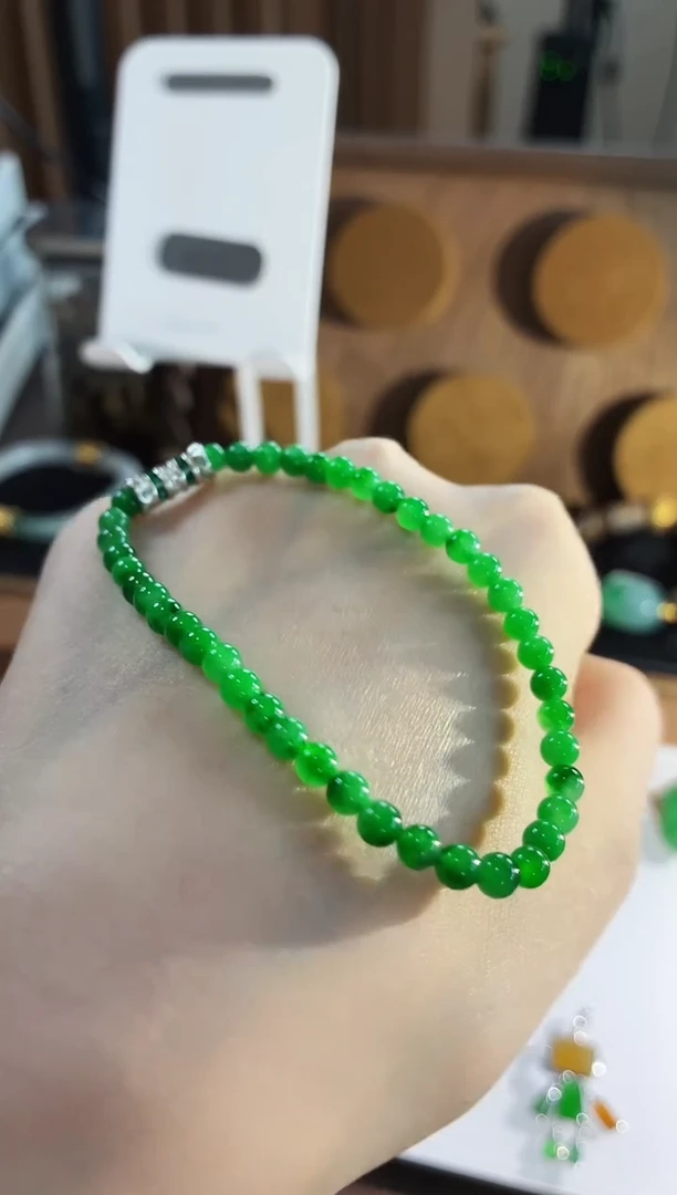 未镶嵌手链翡翠手串