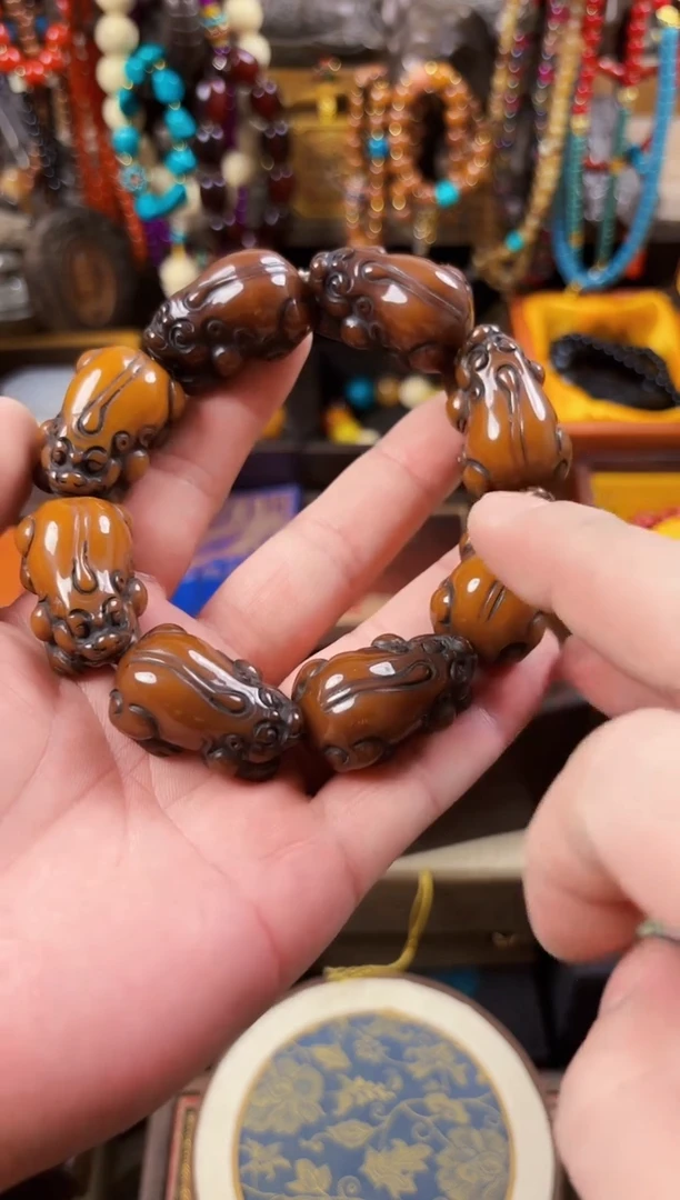 未镶嵌蜜蜡耳饰-----------------