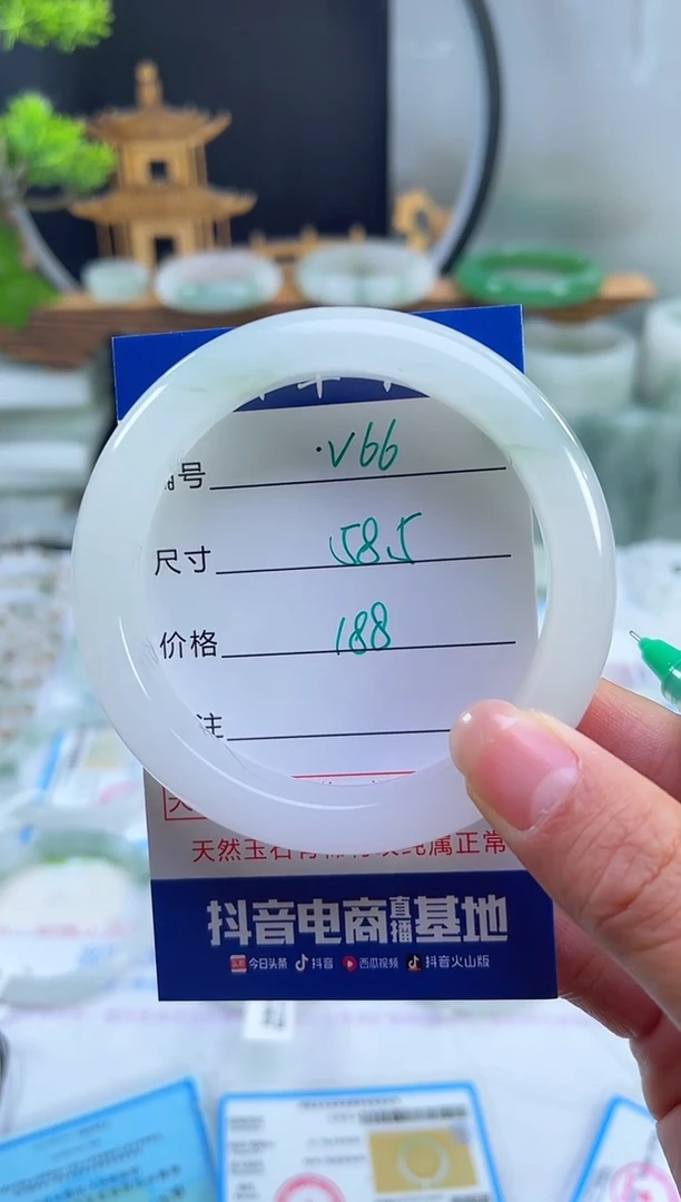 未镶嵌首饰石英质玉（天山翠）66