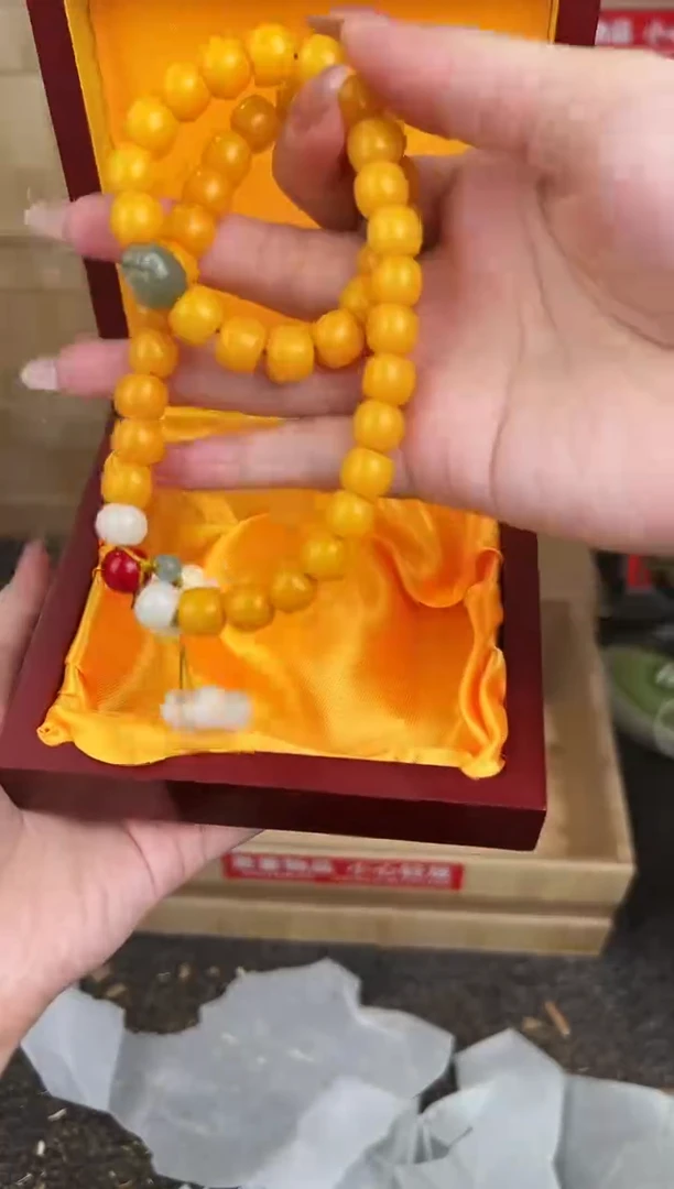 万家文玩阁黄玉菩提链接@@L050