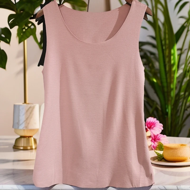 8441 女士保暖背心无痕