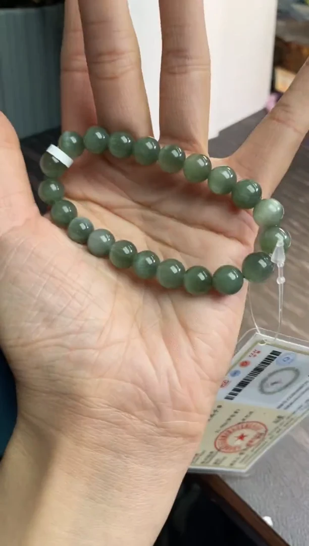 手链9±/x-754未镶嵌水晶绿兔毛