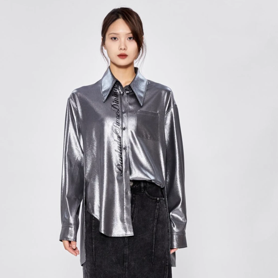 DIAD25新款银色衬衫