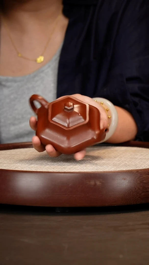 茶壶紫砂蜜*【耿浩】大红袍闲者六方 200CC