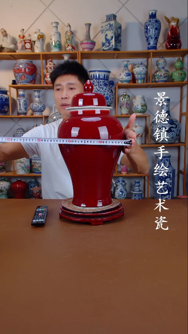 现代景德镇手工手绘陶瓷摆件54