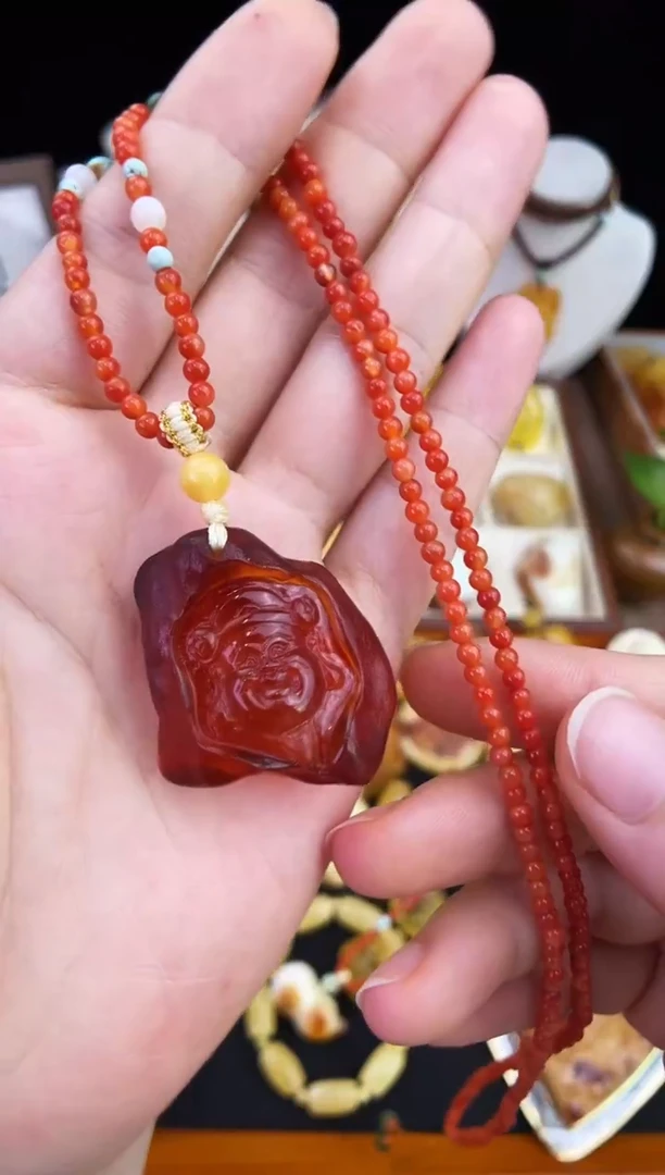 琥珀未镶嵌珠宝奇石柒月