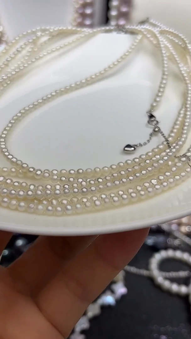 淡水珍珠未镶嵌颈饰多人