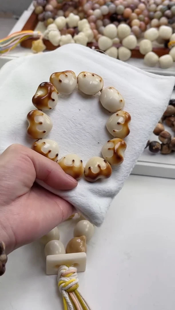 菩提根/象牙果手串象牙果芝士爱心20瑕疵不补