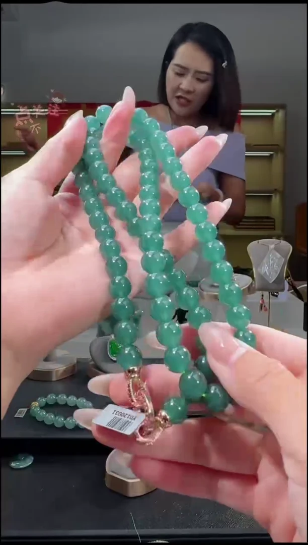 项链未镶嵌翡翠纯天然A货翡翠（多样性发其一）