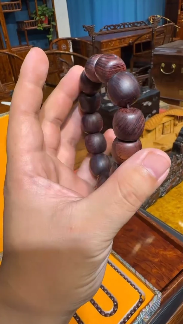 木游梨紫单圈加108带盒子三件套