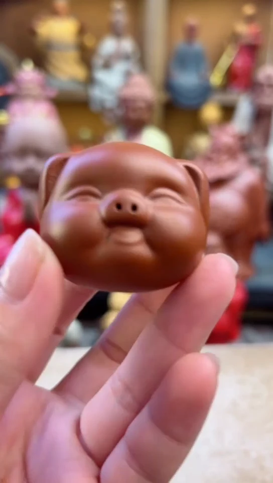 紫砂茶宠器闵茶宠摆件