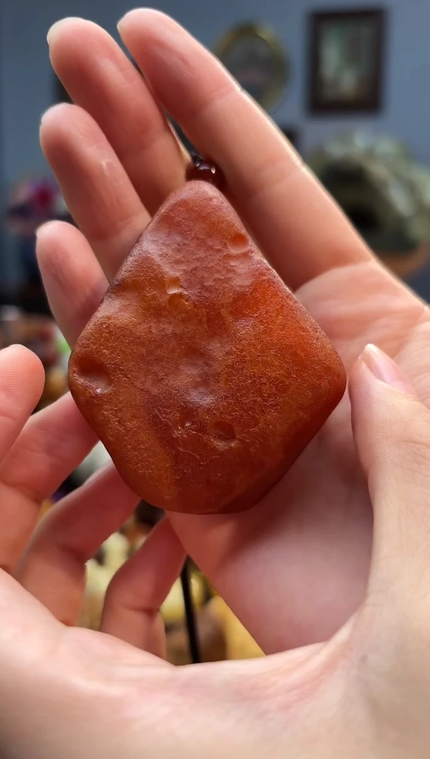 琥珀颈饰未镶嵌吊坠