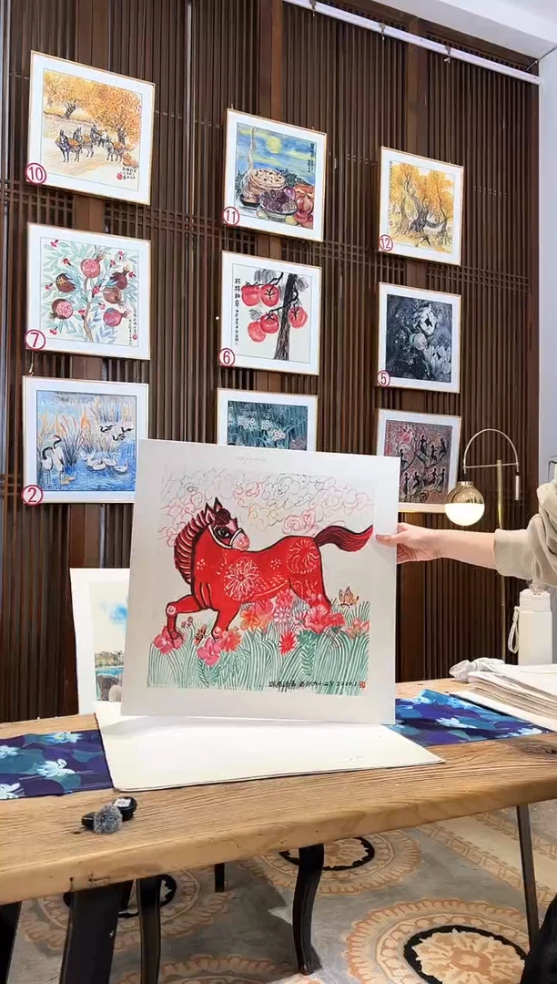 版画版画耿玉琨名章限量版画S