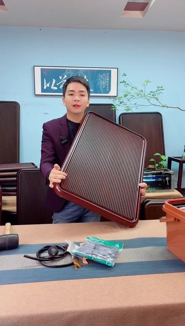 80*50*5千川大板红色款式茶盘