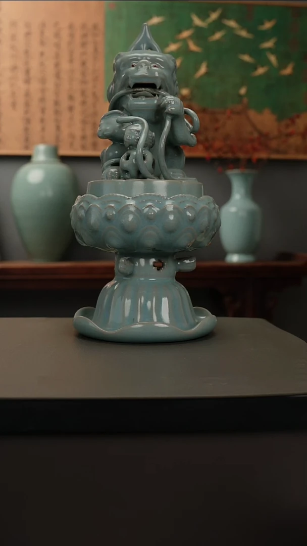 原产地原矿      狻猊熏香炉