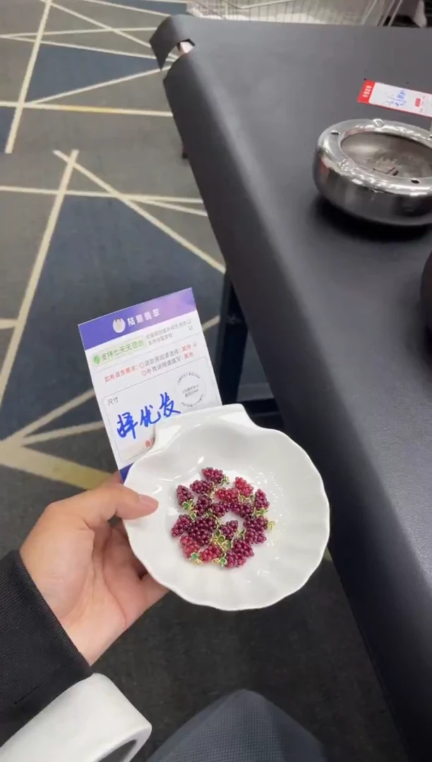 颈饰未镶嵌石榴石葡萄多样性发其一CP配绳1