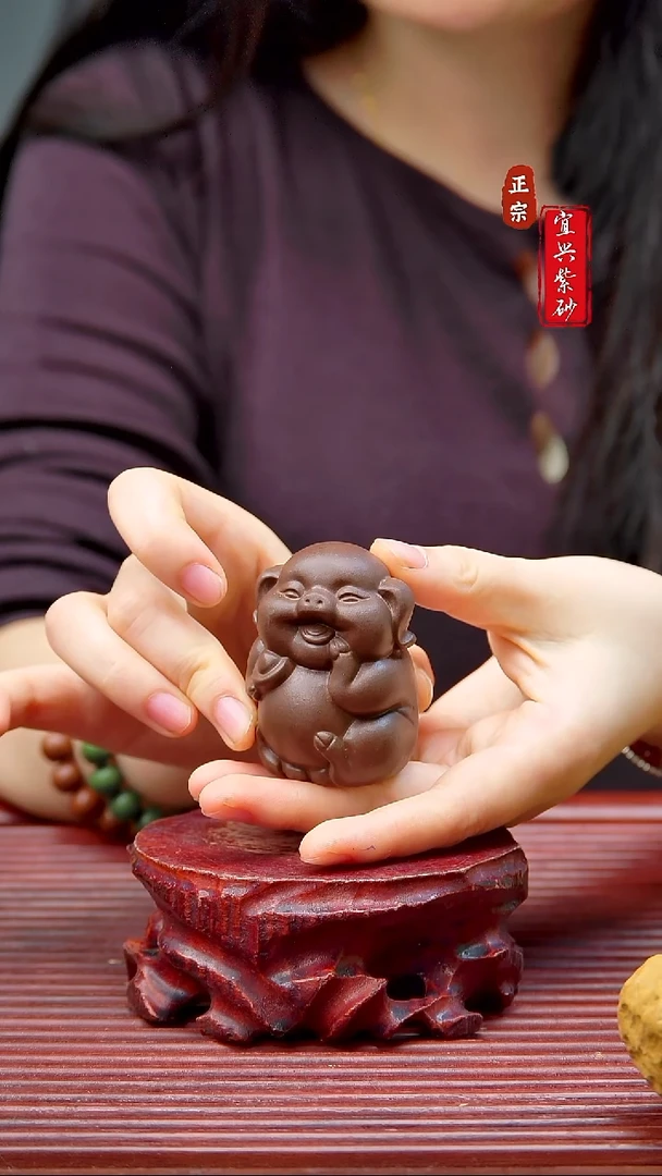 紫砂茶宠宜兴原矿紫砂茶宠摆件