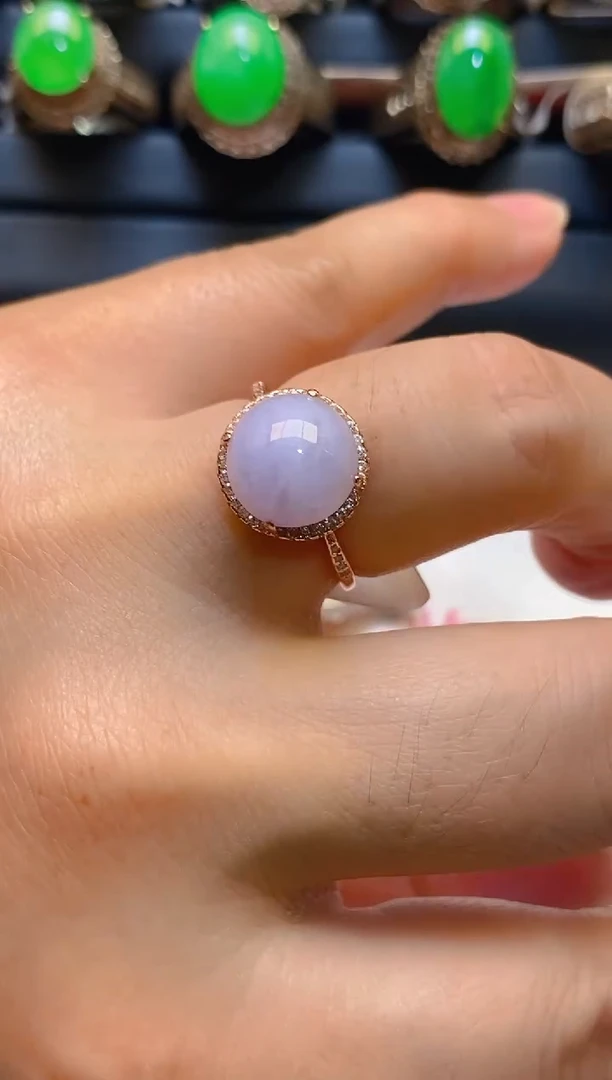 【闪购商品】翡翠耳饰银S925镶嵌天然A货翡翠1