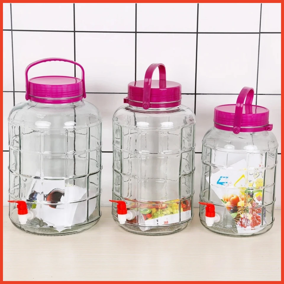 泡酒玻璃瓶专用酒瓶空瓶子大容量泡菜坛子家用腌菜酿酒罐子密封罐