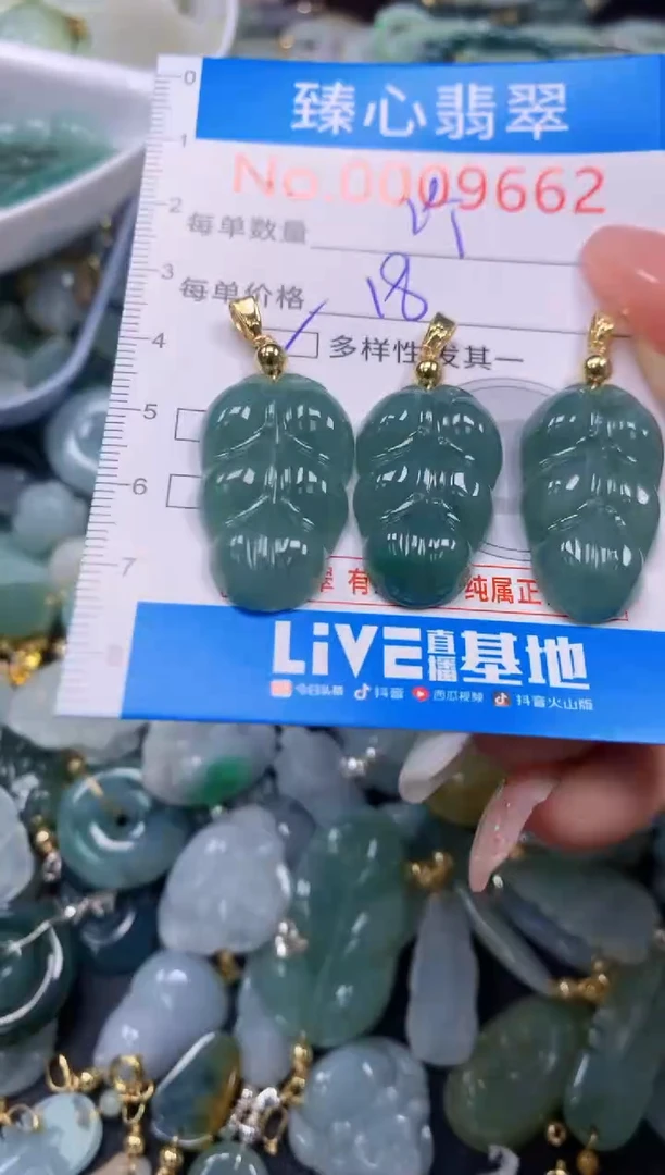 翡翠未镶嵌颈饰多样性发其一9662