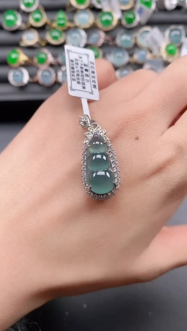 银S925镶嵌戒指翡翠1111