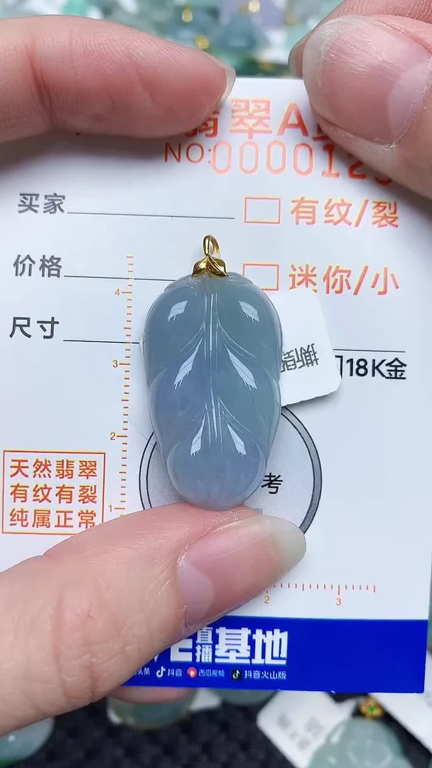 【闪购商品】翡翠颈饰18K金镶嵌4534834545