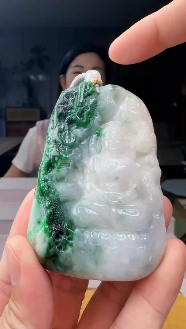 翡翠未镶嵌吊坠(不含链)AX@@960Q3J17334