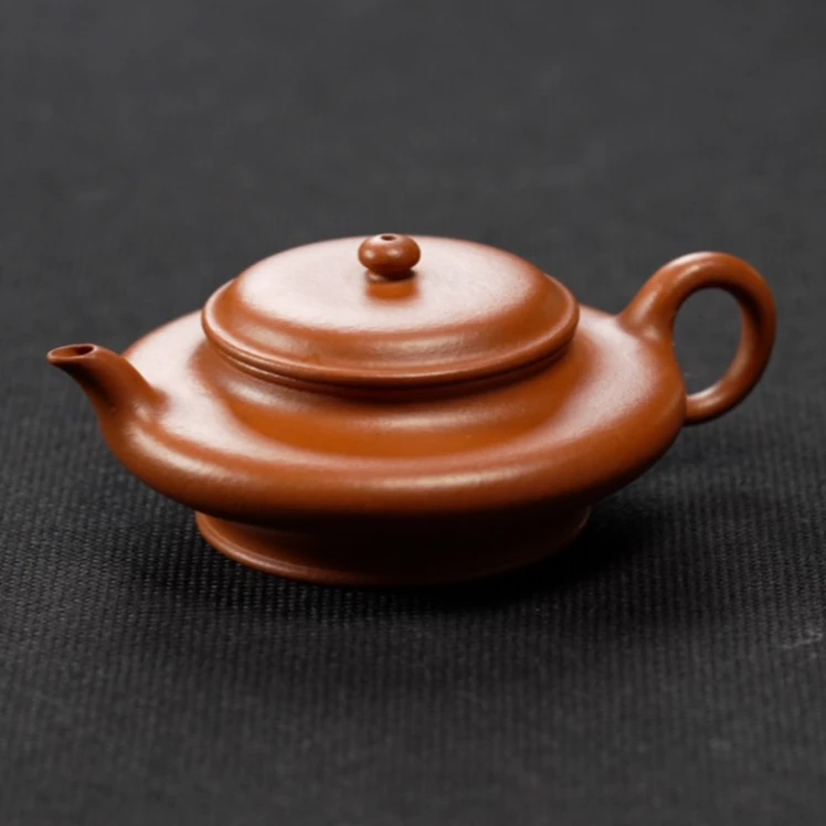 虚扁-红泥-老王玩壶-130cc