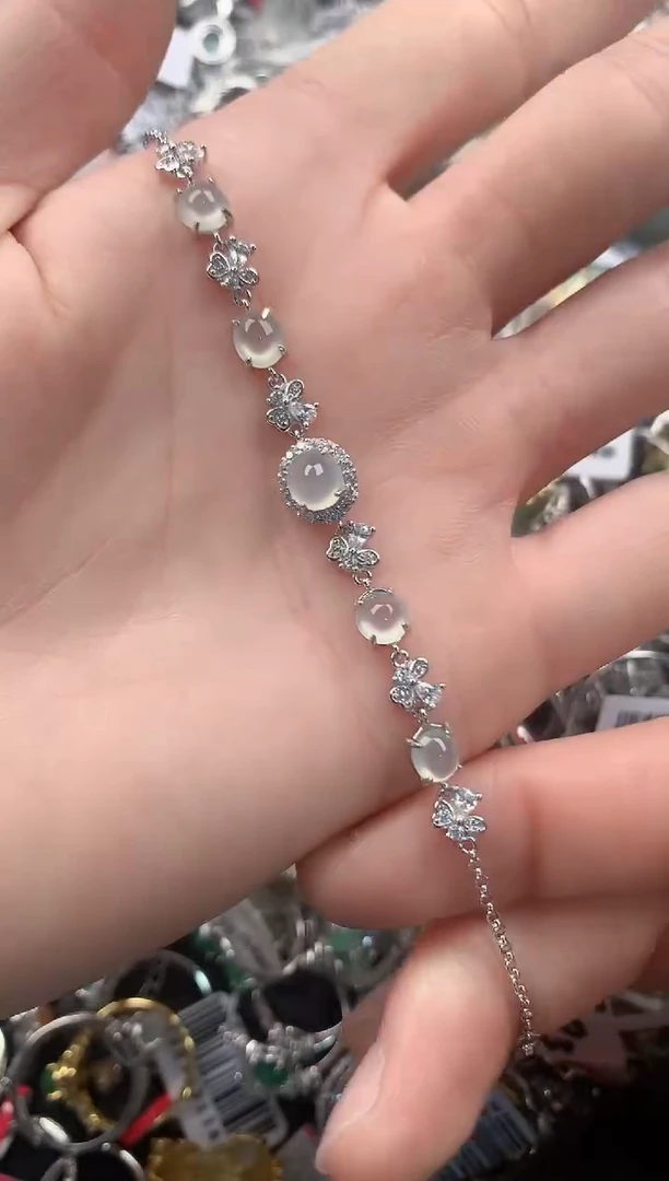 银S925镶嵌戒指翡翠333   2