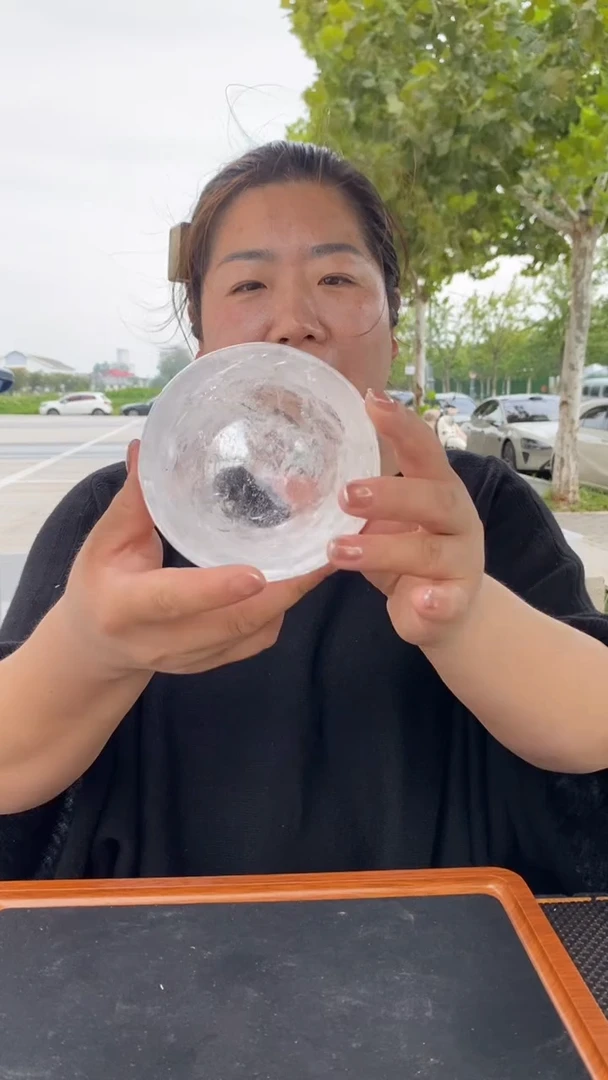 未镶嵌珠宝半成品水晶白水晶碗D289