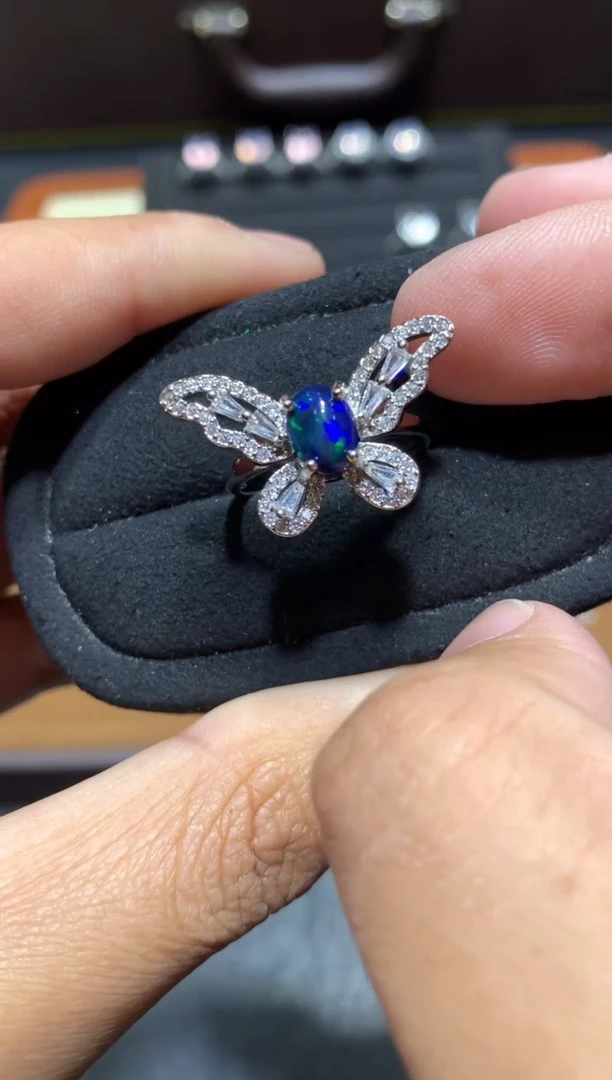 未镶嵌欧泊戒指P100【多样性发其一】