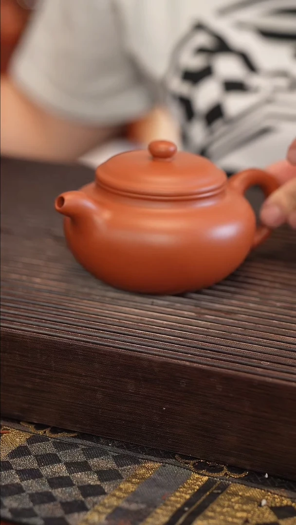 茶壶紫砂朱泥 半手工 仿古 280cc