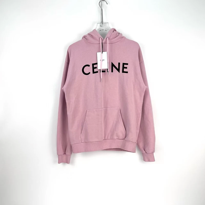 全新未使用 MONCLER 经典大LOGO连帽卫衣 粉色/S