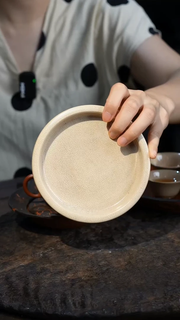潮州手工原矿砂铫壶壶承