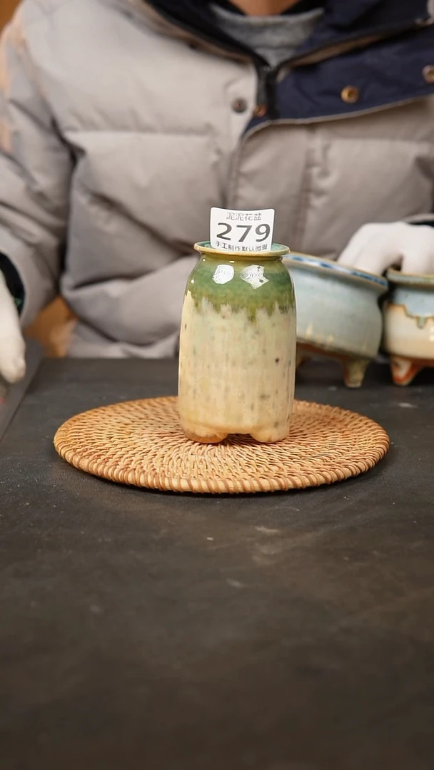 【闪购商品】瓷片景德镇陶瓷花盆