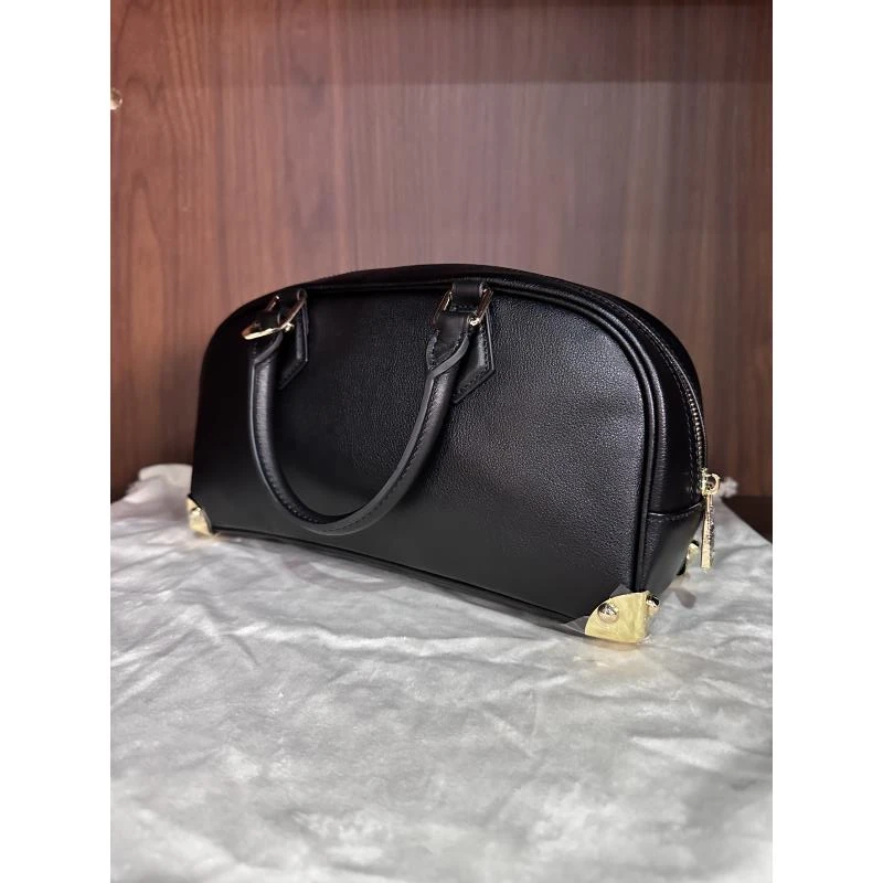 HIRMRIS手工真皮包27-551159-黑 保保球露黑色