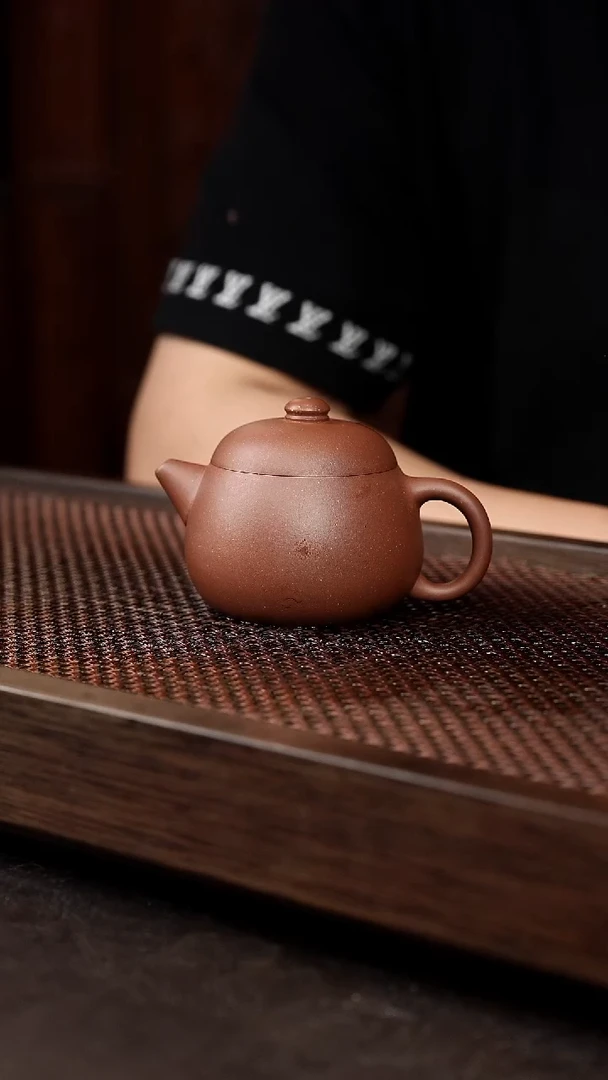 茶壶紫砂底槽清宽口文旦